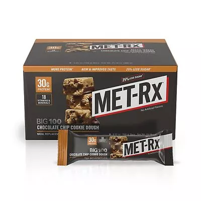 Big 100 Colossal Protein Bars Chocolate Chip Cookie Dough Meal Replacement B... • $33.82