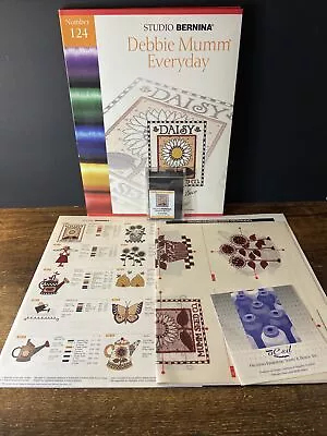 Studio Bernina Embroidery Design Card # 124 Debbie Mumm Everyday • $17.99