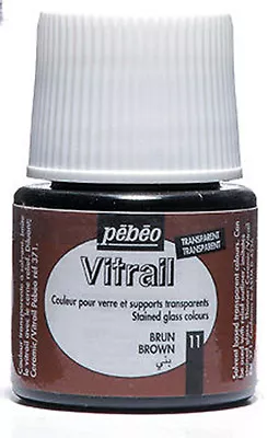 £3.99 • Buy Pebeo VITRAIL Transparent Colour Art & Craft Glass Paint 45ml