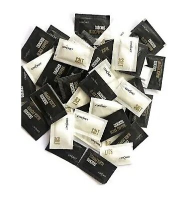 Salt And Pepper Sachets Choose Amount (cracked Black Pepper) • £9.99