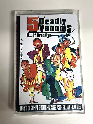 Dj Tony Touch 5 Deadly Venoms Of Brooklyn 90s Hip Hop Rap Mixtape Cassette Tape • $19.99