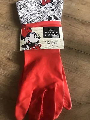 Disney Minnie Mouse Rubber Cleaning Gloves Red With Minnie Mouse • $6.56