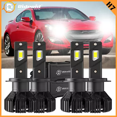 4x H7 + H7 Combo LED Headlight Kit High Low Beam For 2012-2017 Hyundai Veloster • $44.99