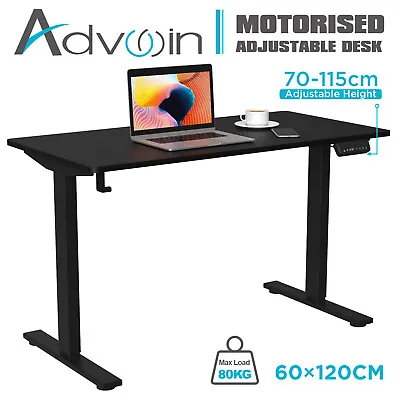 $289.90 • Buy Motorised Standing Desk Electric Height Adjustable Sit Stand Office Desk Riser