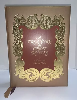 A Treasury Of Great Recipes By Mary And Vincent Price 1st Printing 1965 Cookbook • $32.99