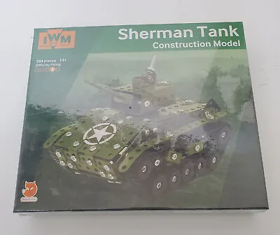Fox Iwm Sherman Tank Construction Model Set Metal 284 Pieces New • $14.99