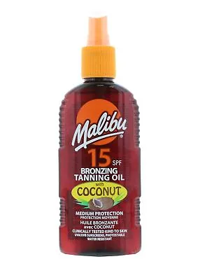 Oil Spray/Medium Protection Water Resistant Tropical Scent Tanning Coconut 200ml • £6.37