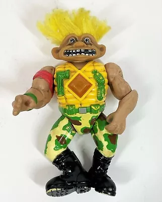 Vintage Loose Agnus Soldier 1992 Stone Protectors Military Troll Action Figure • $8.99