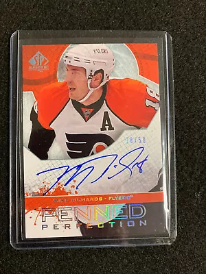 2008-09 U.D. SP Authentic Hockey Mike Richards Penned Perfection Auto 28/50🔥🏒 • $54.99
