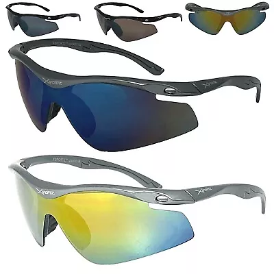 Men Women Large Sport Sunglasses Wrap Around Extreme Sports Running Cricket Ski • £9.99