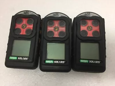 Lot Of 3 Msa Solaris Multigas Detector 10069133 { Untested } • $60