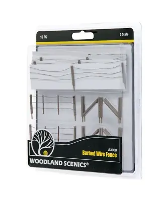 Woodland Scenics A3000 Barbed Wire Fence - O Scale NEW • $16.79