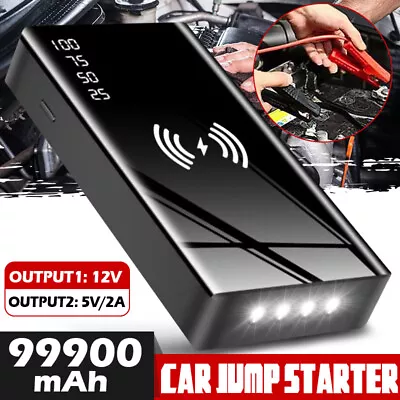 AU Car Jump Starter Starting Device Petrol Diesel Car Emergency Booster 99900mAh • $69.99
