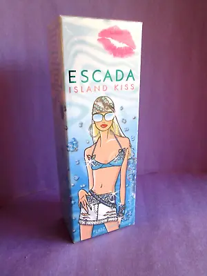 Escada Island Kiss Eau De Toilette Spray 1.7 Oz 50ml 2004 Vintage Scannon Sealed • $35