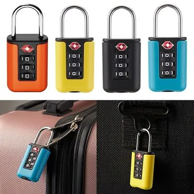 $4.94 • Buy Lock TSA Customs Code Lock Luggage Password Lock Contrast Color Padlock