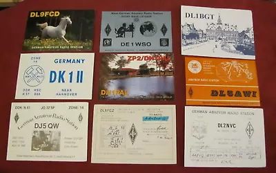 Lot Of 43 Amateur Ham Radio QSL Call Cards Or Post Cards (Vintage) German • $22.50