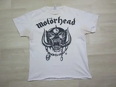 Motorhead Band T Shirt (L) Lemmy Bathory Venom Discharge Celtic Frost Punk • $24.98