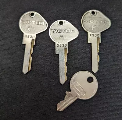 Vintage Victor Cash Register Keys -XS30 • $37