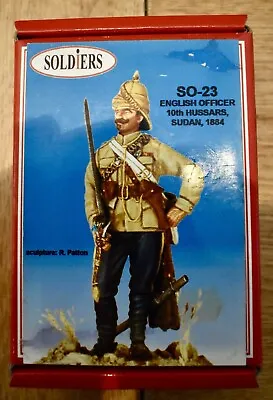 Soldiers - R Patton  Italy- S0-23- English Officer 10th Hussars Sudan 1884-54mm • £35