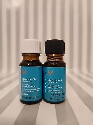 Moroccanoil Oil Treatment & Treatment Light 0.34 Oz Each Travel Size  • $14.59