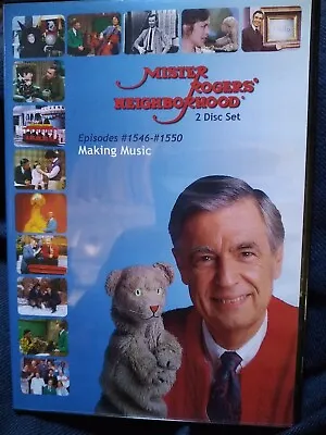 Mister Rogers' Neighborhood: Making Music Episodes 1546-1550 (2010 DVD) *RARE* • $19.99