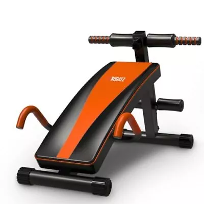 SQUATZ Decline Situp And Sit Up Bench For Abs: Abdominal Bench Core Muscles. • $127.61