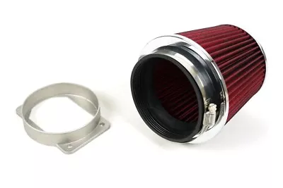 Air Intake MAF Adapter + 4.5  Filter Red Fits Mitsubishi Eclipse GST 4G63 Turbo • $24.98