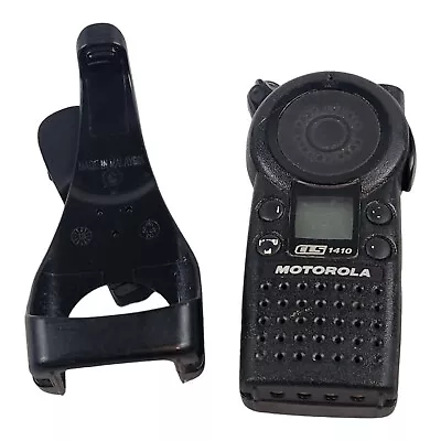 Motorola CLS1410 Black UHF 4-Channels 2-Way Radio Walkie Talkie For Parts Repair • $19.99