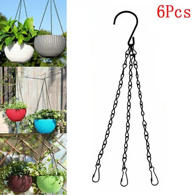 6 X 18  Replacement Garden Flowers Hanging Basket Chains Strand Replacement  • £6.69