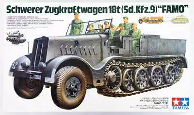 TAMIYA 35239 1:35 German 18-Ton Heavy Half-Track  FAMO  Plastic Model  • $107.73