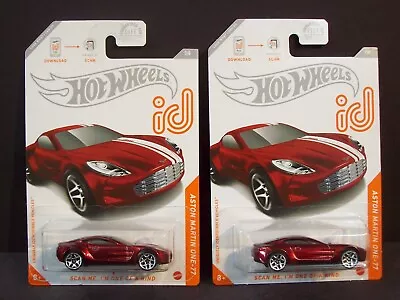 1:64 *** ASTON MARTIN ONE-77 *** HW ID Chase - Lot Of 2 - FREE SHIPPING!! • $12.95