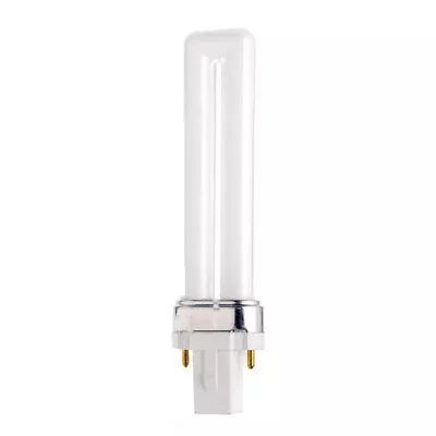 Sylvania 7W Single Tube 2-Pin G23 Plug-In Base 5000K Fluorescent Bulb • $6.99
