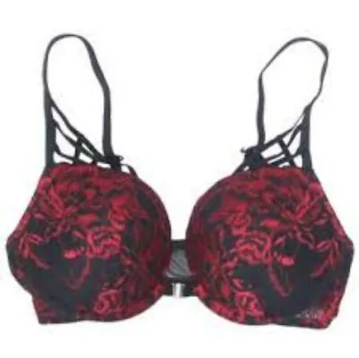 LA SENZA | Beyond Sexy Pushup Lace Cage Bra Front Closure Sz 34B • $20