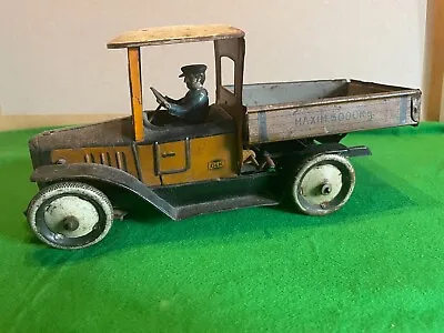 VINTAGE C1920 GREPPERT & KELCH G&K TIN TOY TRAIN GERMAN CARPET LOCO Clockwork • $568.46