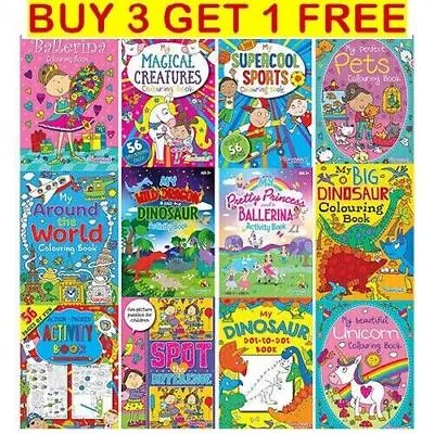 Kids Colouring Books Book Girls Boys Children Fast Shipping A4 • £4.99