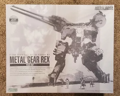 Metal Gear Solid Metal Gear Rex Black Ver. 1/100 Model Kit Kotobukiya -US Seller • $109