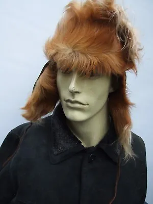RARE Long Haired Angora Lion Head RABBIT FUR Hat Size M 56 / 57cm • £24.95