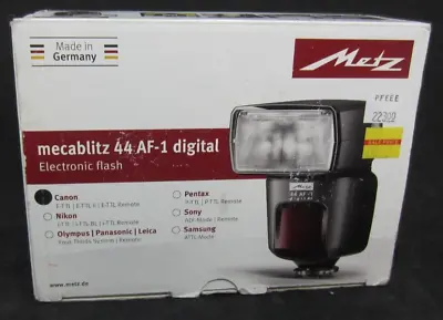 Metz Mecablitz 44 AF-1 Digital Electronic Flash For Canon Digital & Film Cameras • $54.99