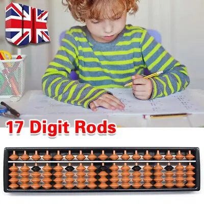 17 Digit Rods Standard Abacus Soroban Chinese Japanese Calculator Counting C • £5.59