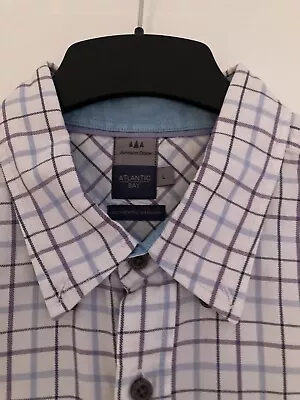 £3.50 • Buy Mens Atlantic Bay Long Sleeved Shirt - Large 