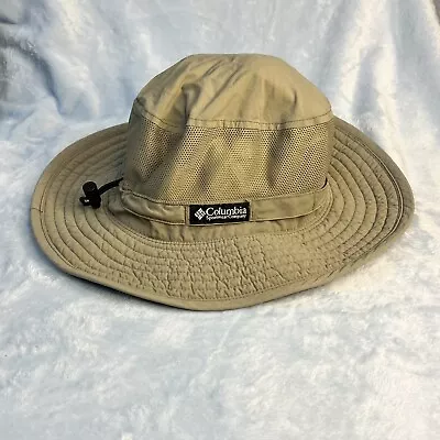 Columbia Safari Hat Cap Adult One Size Khaki Vented Sun Shade Bucket Hat Outdoor • $18.88