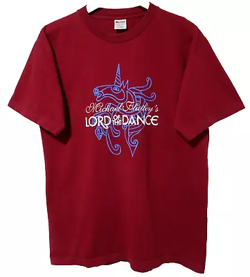 L Vtg 90s Michael Flatley's Lord Of The Dance Irish Dancing Unicorn Y2K T-Shirt • $31.99