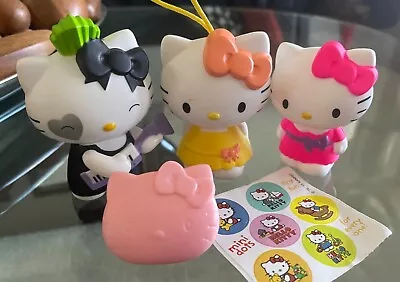 $12 • Buy Hello Kitty Figures Toy Lot Ring Stickers McDonalds 2014 2019