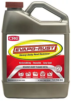 CRC Evapo-Rust Heavy-Duty Rust Remover Reusable Acid-Free Non-Corrosive 32 • $19.95