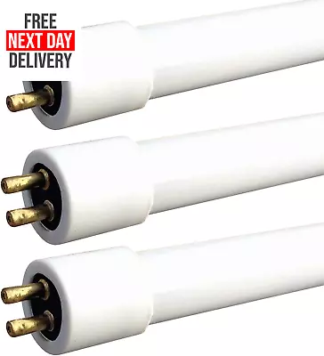 3 X Leyton 10W T4 Fluorescent Tubes Warm White 3400K 352Mm Inc Pins 338Mm Exc Pi • £35.57