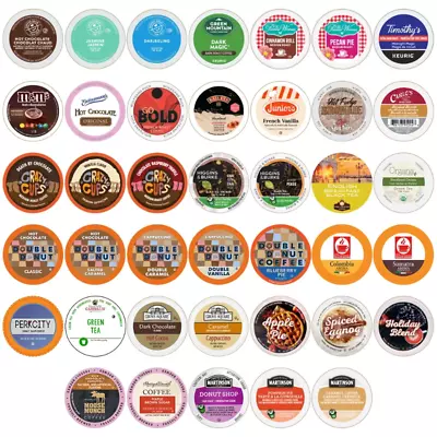 Flavored Coffee Tea Hot Cocoa Cider Single Serve Cups For Keurig K Cup Brewers • $25.99
