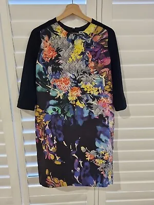 $80 • Buy Womens Floral Print Megan Park Dress Size 1