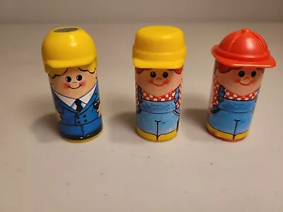 3 VINTAGE Chicco 2” Figure Kids Toy (Not Little People) 1970s/1980s • $8.97