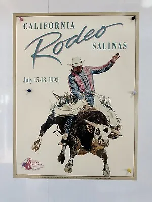 $100 • Buy California Rodeo Salinas 1993 Vintage Poster Mint