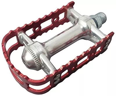 MKS (Mikashima) Pedal [BM-7] Red Left And Right Set Made In Japan From JAPAN • $57.13